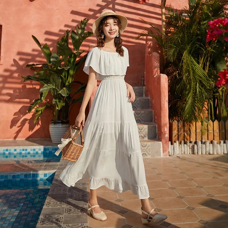 Korean Style Boho Chic Dress